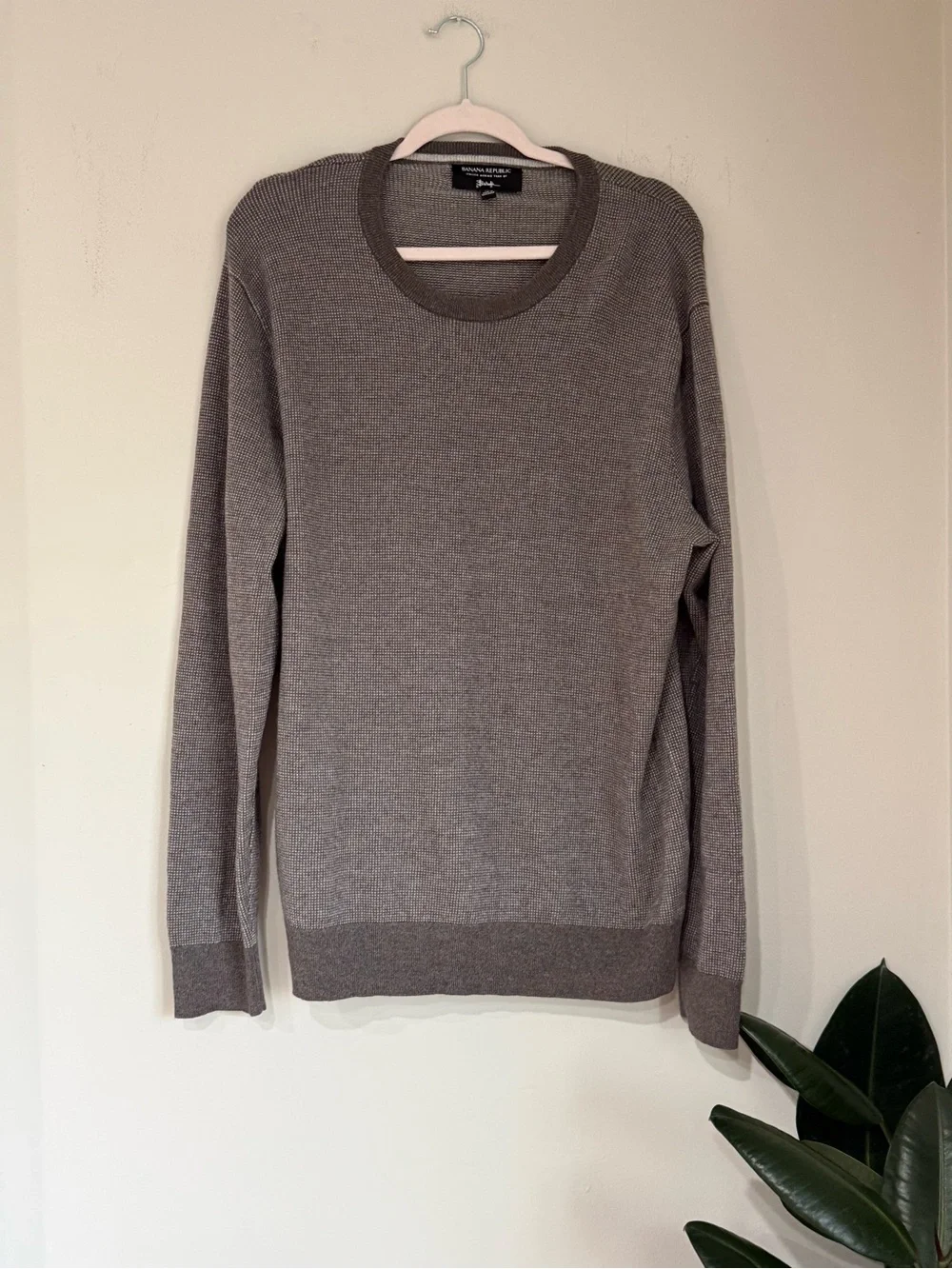 Banana Republic Italian Merino Wool Crewneck Sweater XL